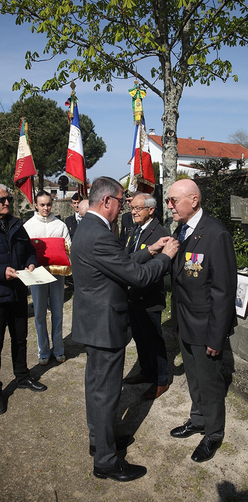 70 ans de la médaille militaire section 14-56 des Herbiers Une