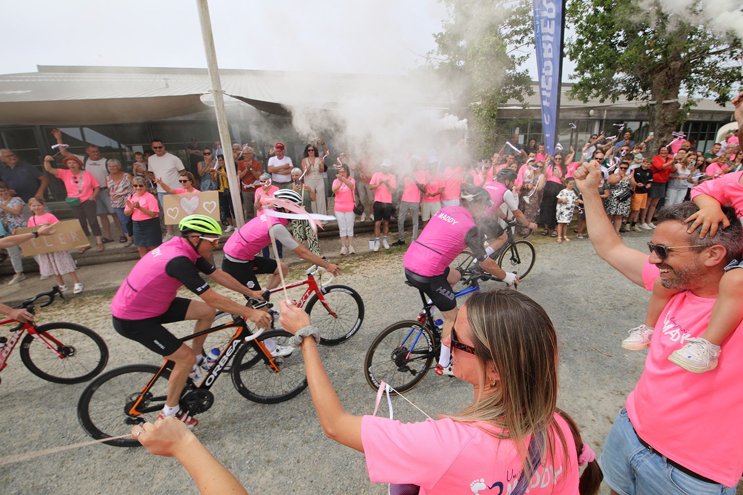 arrivée cyclo Maddy big