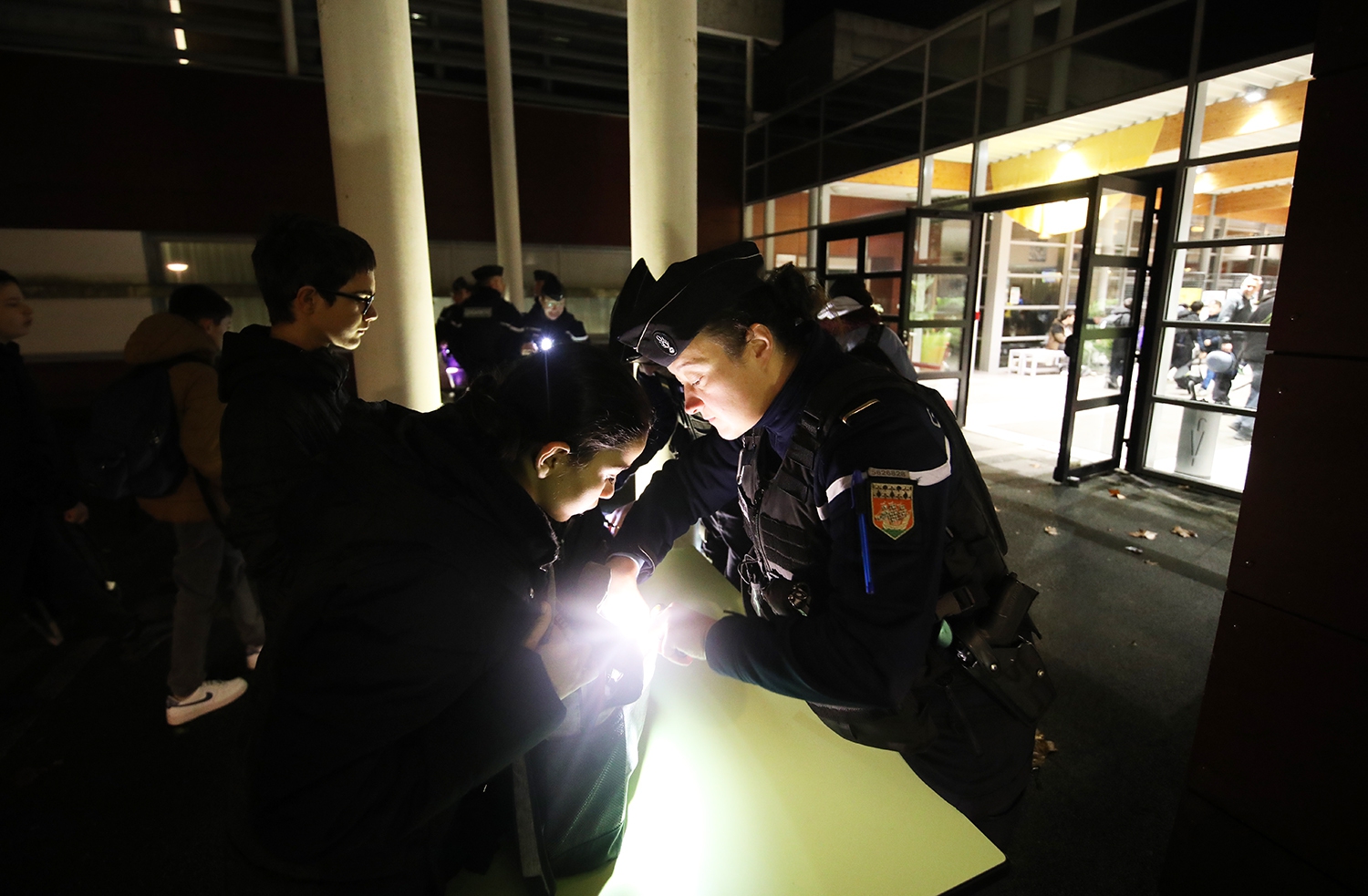 collège Jean Rostand Fouille sacs gendarmerie  (2) copie