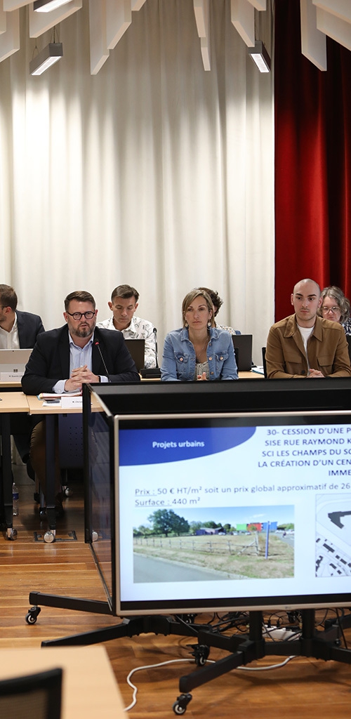 Conseil municipal juillet une