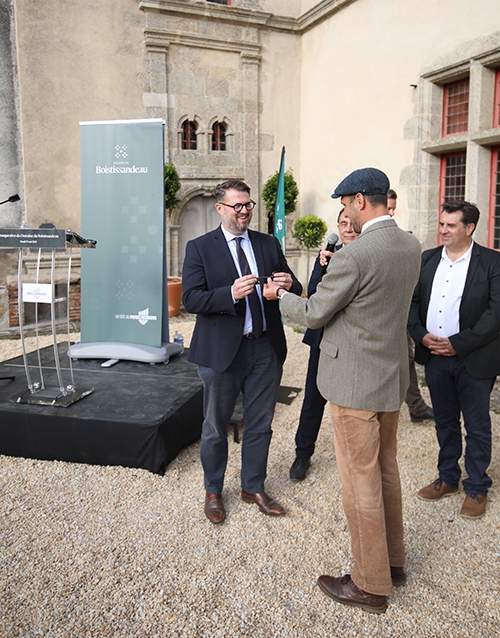 inauguration Domaine du Boistissandeau article