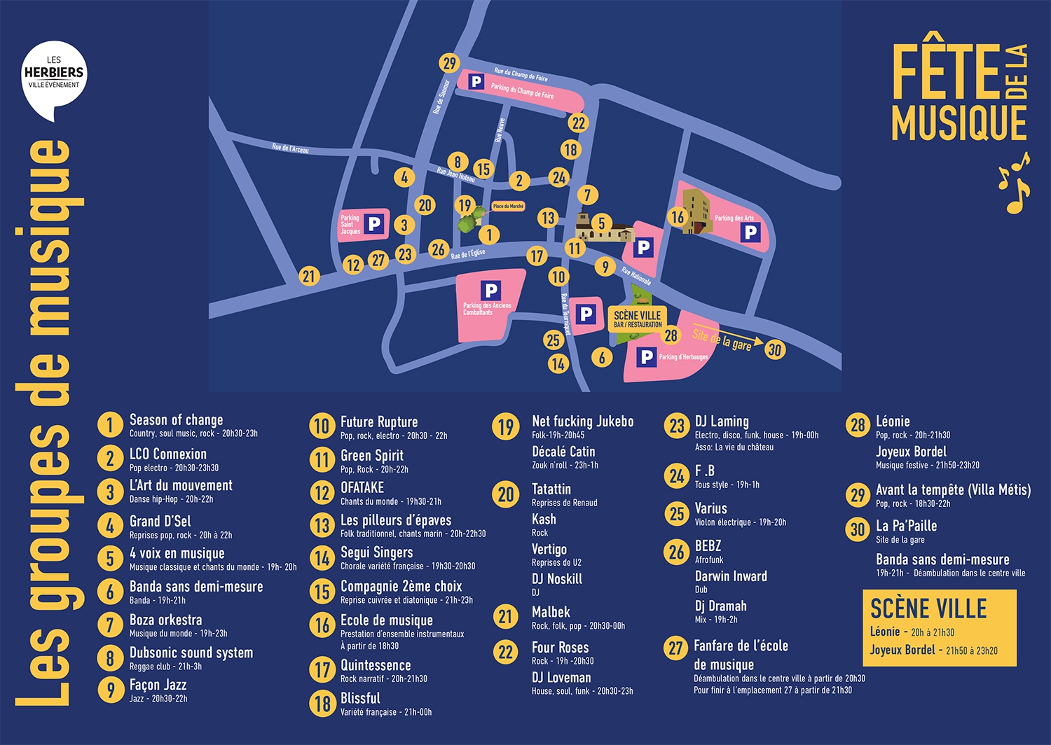 plan fête de la musique