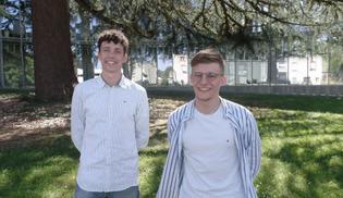 Théo et Nathan Cleaque une