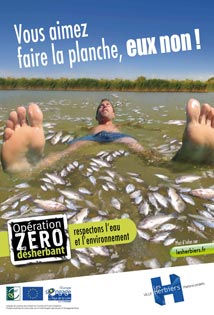 affiche zéro desherbant