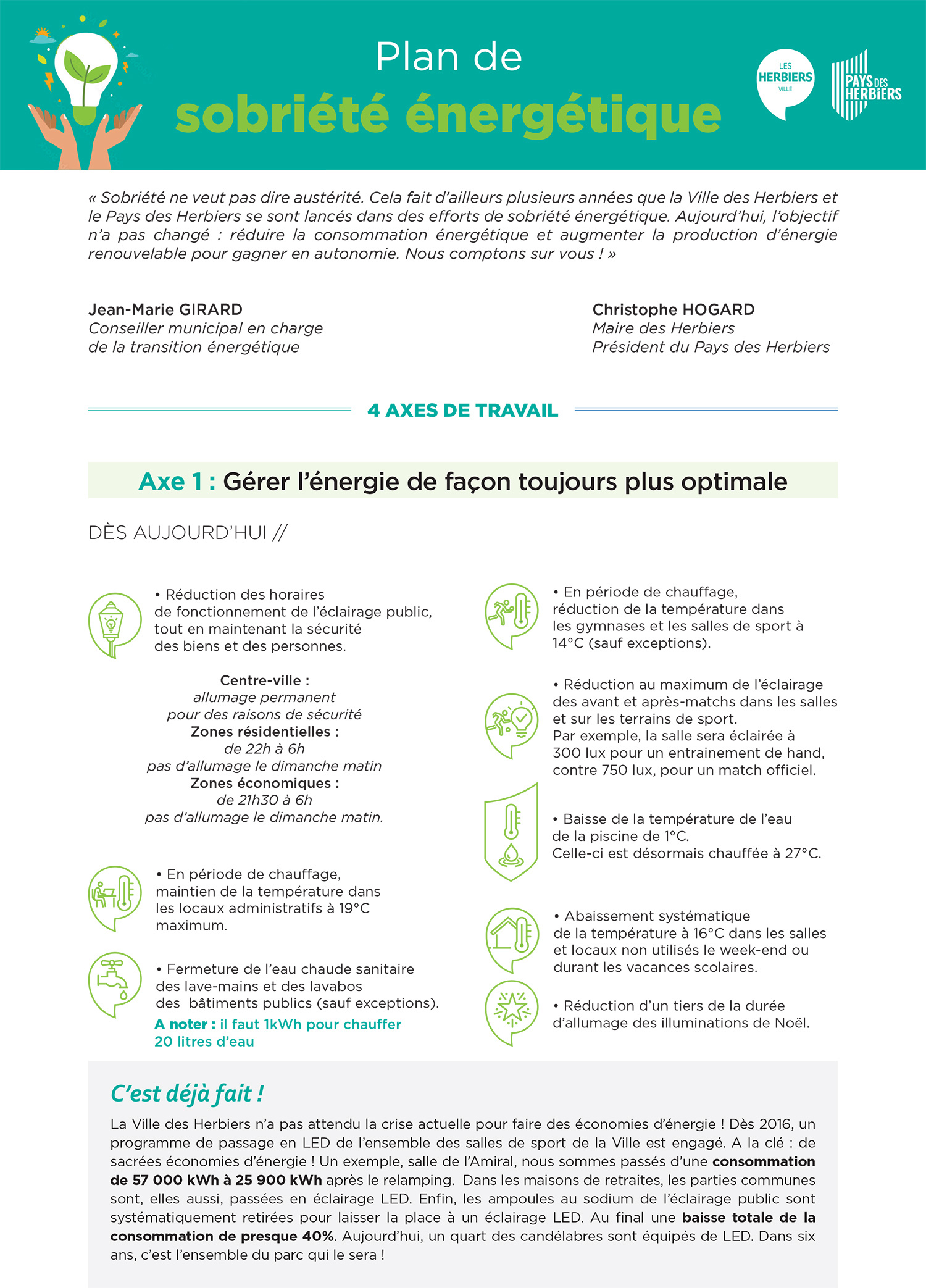 plan de sobriété 2022