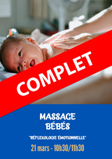 STP 2022 massage bébés 21 mars 10h30